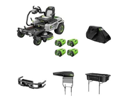 EGO ZT4205S 42-Inch 56-Volt Lithium-ion Cordless e-Steer™ Zero Turn Mower Collection