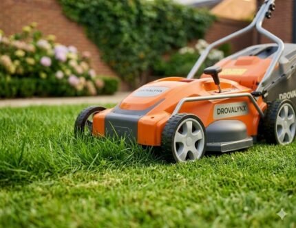 Drovalynx  Lawn Mower 1204-14 14-Inch 4-Blade Push Reel Lawn Mower